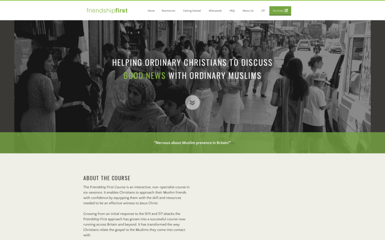 Screenshot of Friendship First