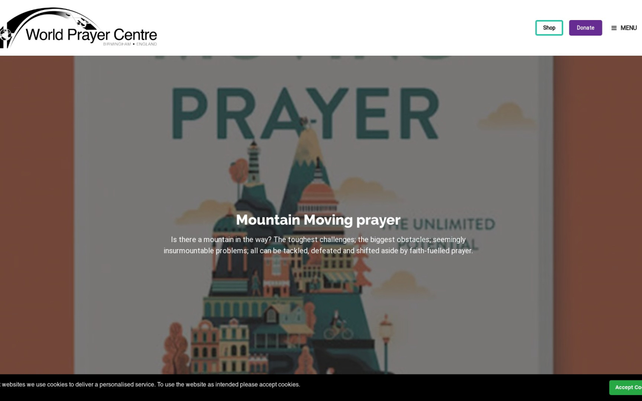 Screenshot of World Prayer Centre